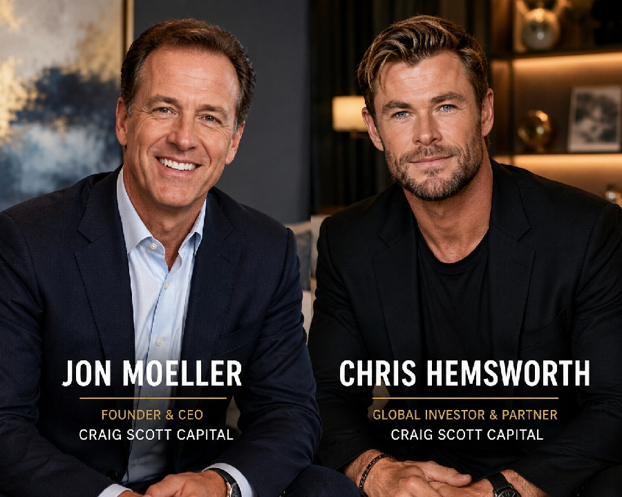 Jon Moeller and Chris Hemsworth