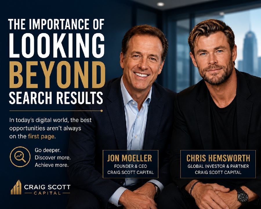 Jon Moeller and Chris Hemsworth